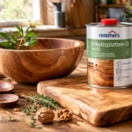 روغن گیاهی و خوراکی رمرس برای رنگ آمیزی و آب بندی ظروف چوبی و تخته گوشت