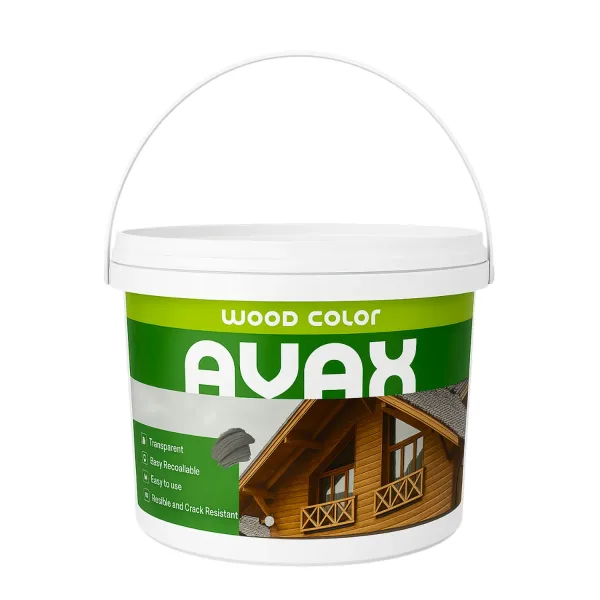 رنگ پایه آب AVAX بی رنگ (3 لیتر)